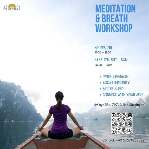 Meditation Breath Workshop mit Saurabh
