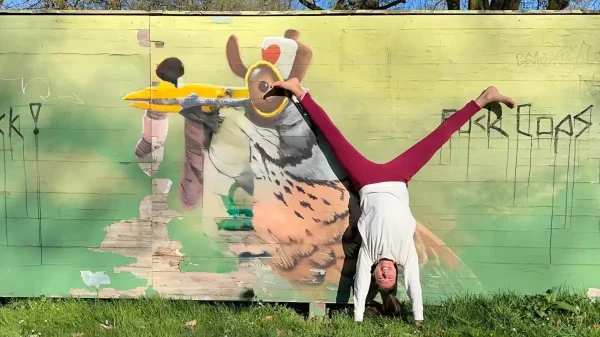 Yoga im Villa Berberich Park in Bad Säckingen